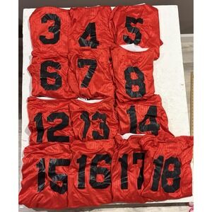 Vintage Admiral Soccer Jersey Team Lot Of 13 Collared Polo Mens 5 Large 8 XL